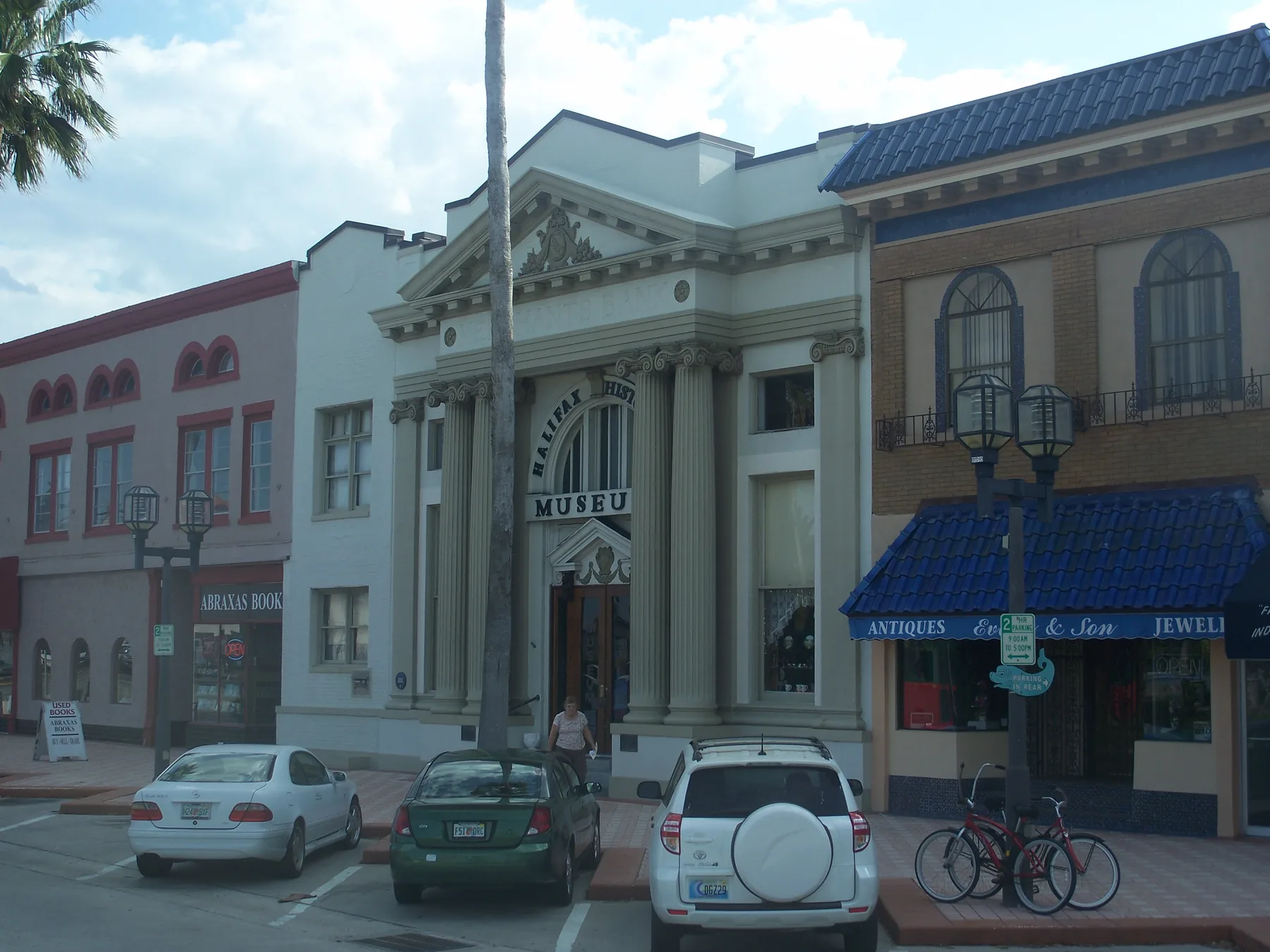 The Merchants Bank Building, home of the Halifax Historical Museum, on South Beach Street in downtown Daytona Beach.