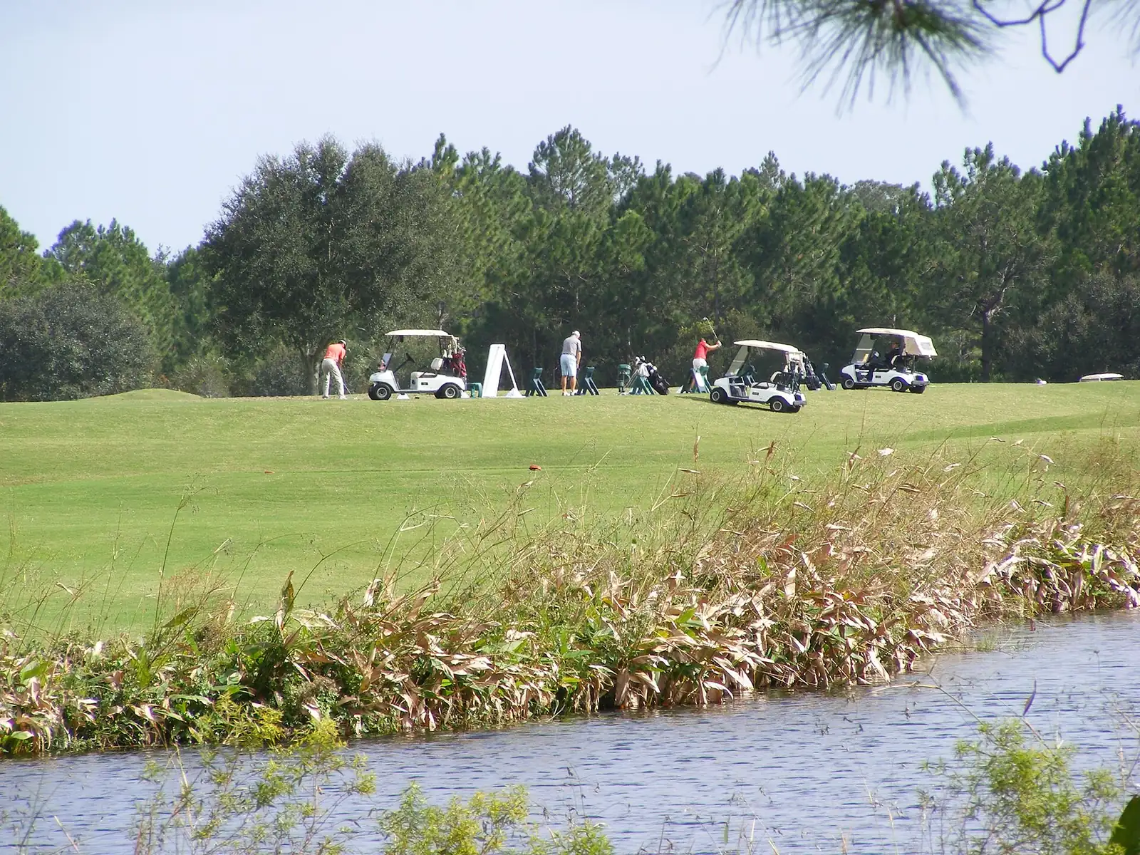 The driving range at LPGA International, off LPGA Boulevard in Daytona Beach.