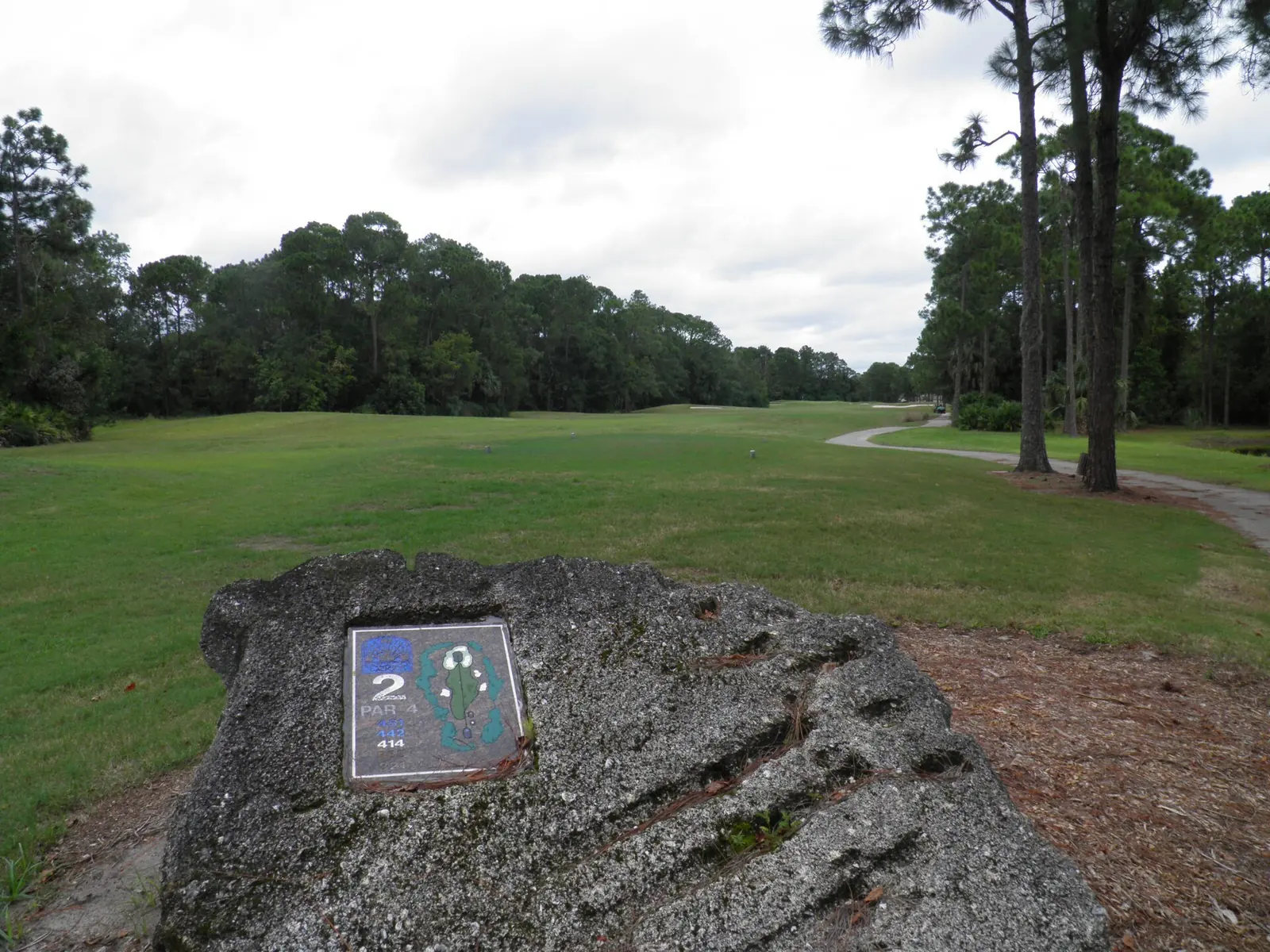 A fairway at Indigo Lakes Golf Club in Daytona Beach.