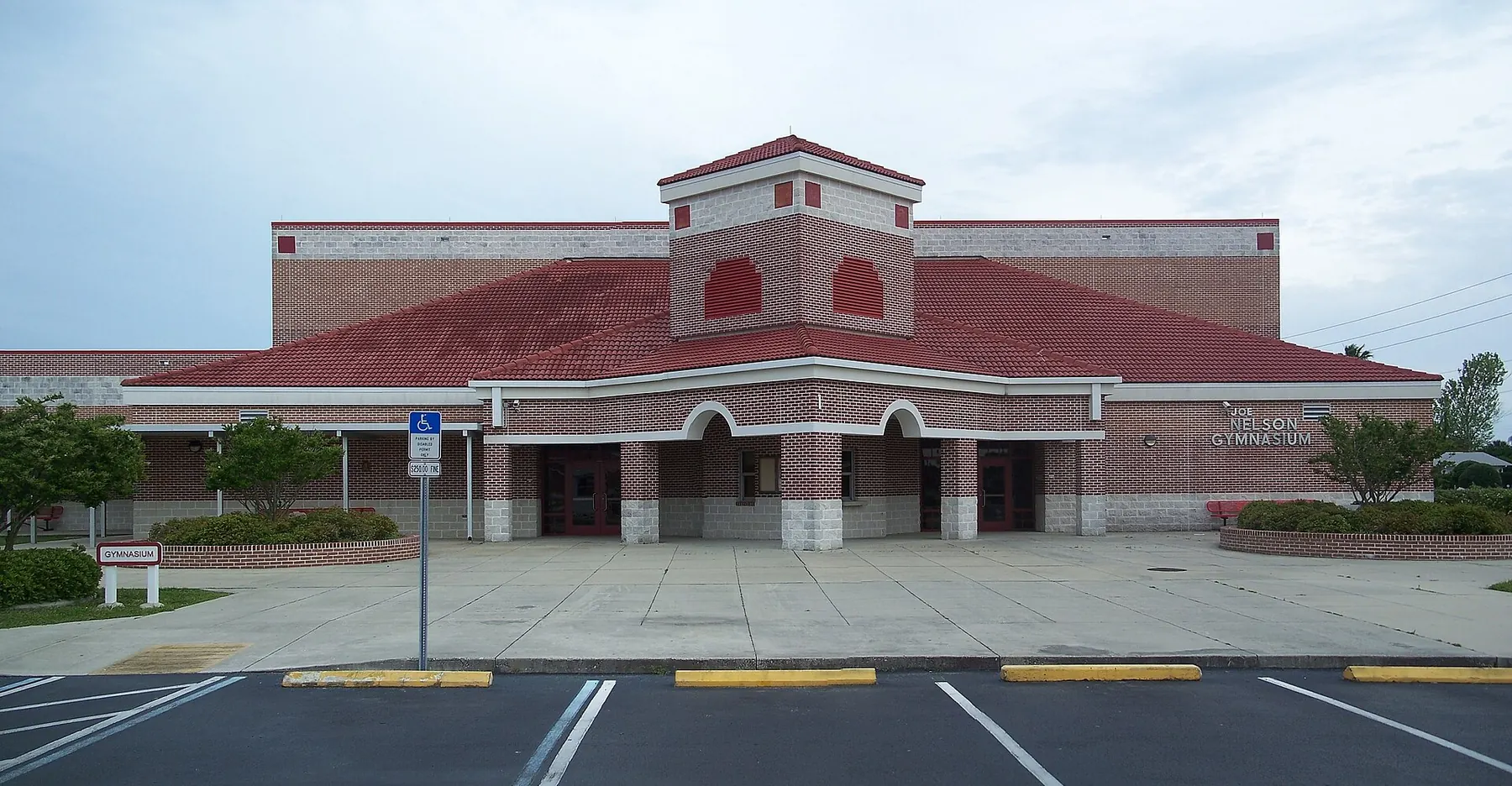 Seabreeze High School on North Oleander Avenue on the beachside of Daytona Beach