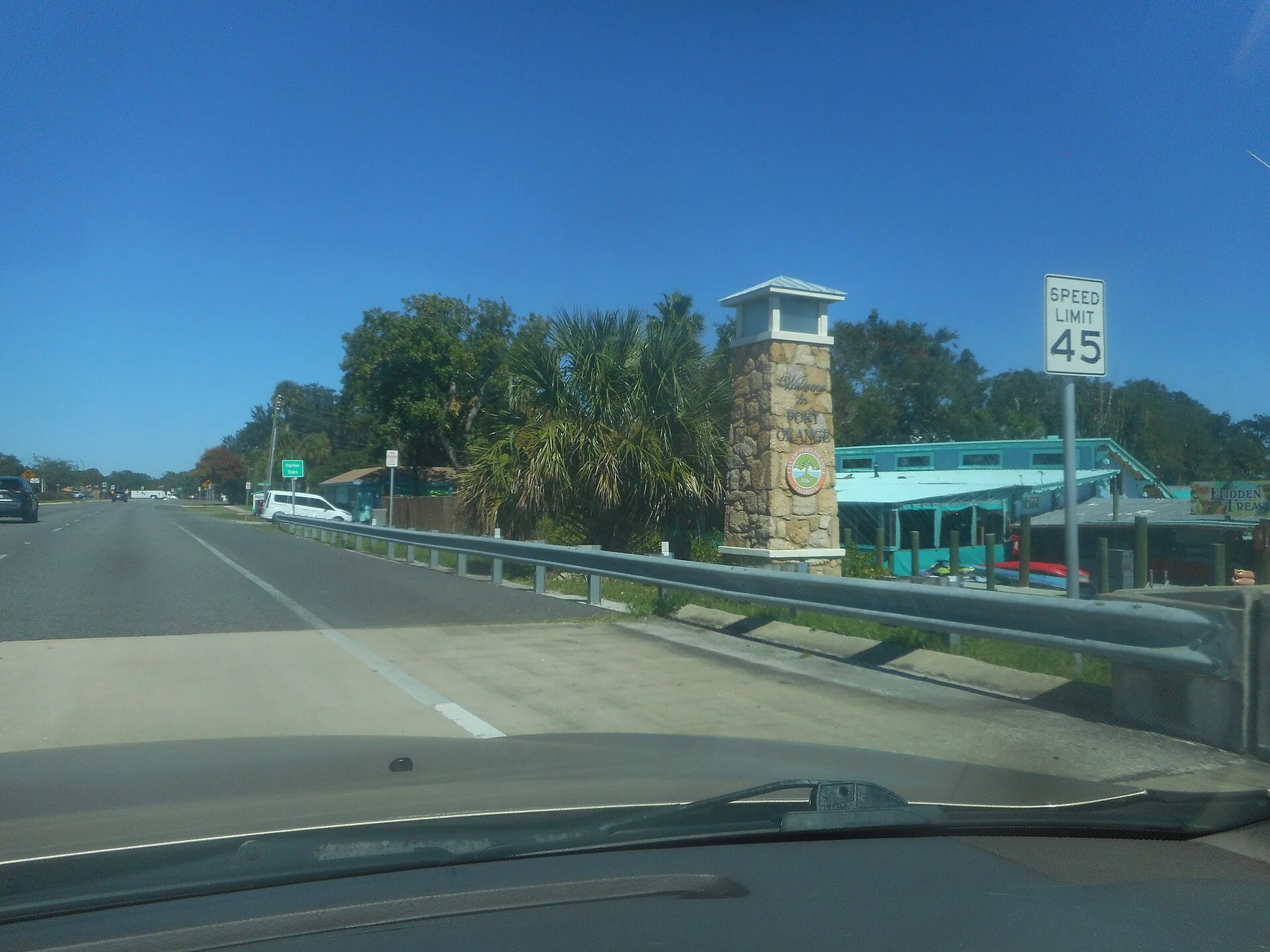 The U.S. 1 bridge into Port Orange, the city where Spruce Creek High stands