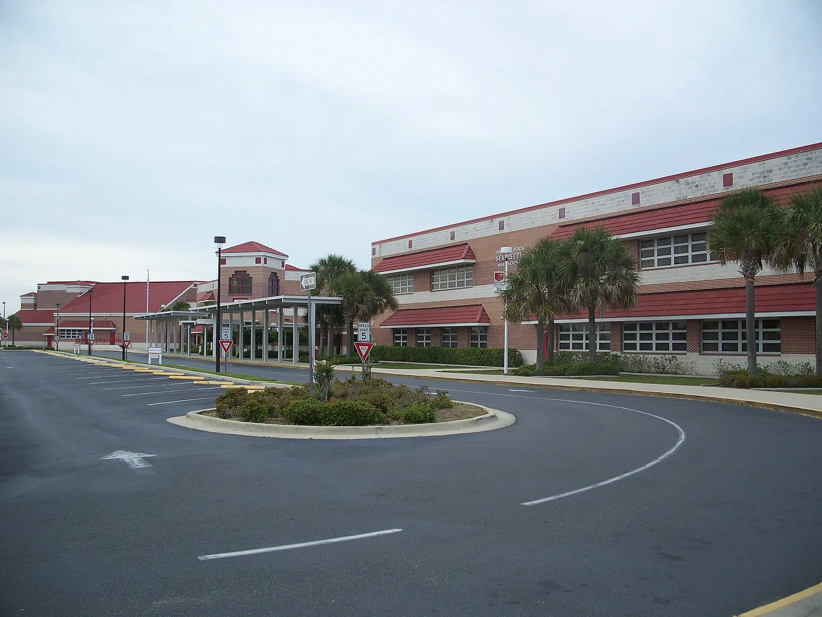 Seabreeze High School on the beachside of Daytona Beach.