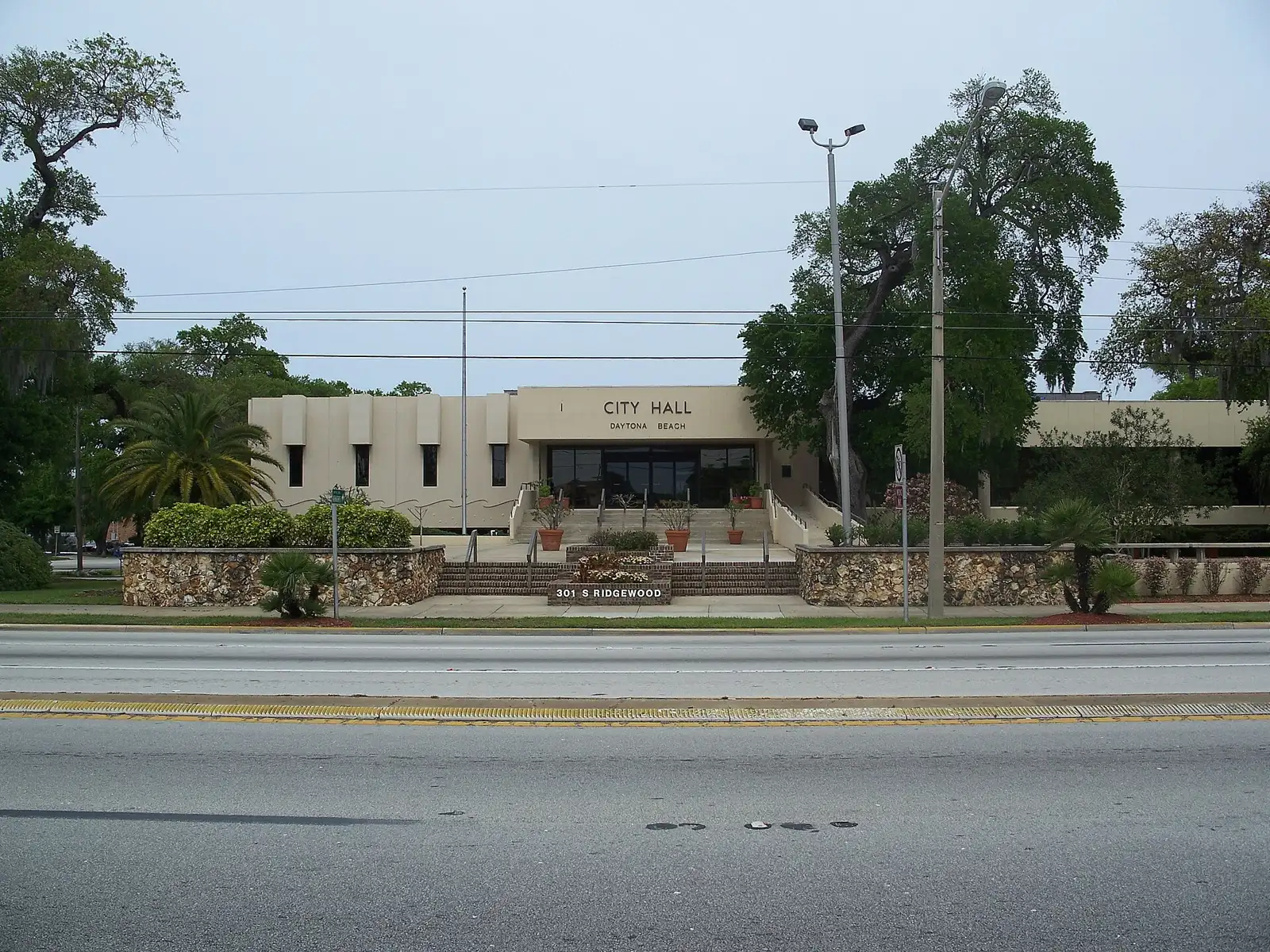 Daytona Beach City Hall at 301 S. Ridgewood Ave.